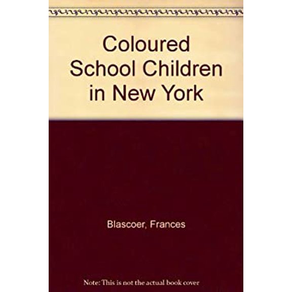 Pre-Owned Colored School Children in New York (Hardcover) 9780837129358