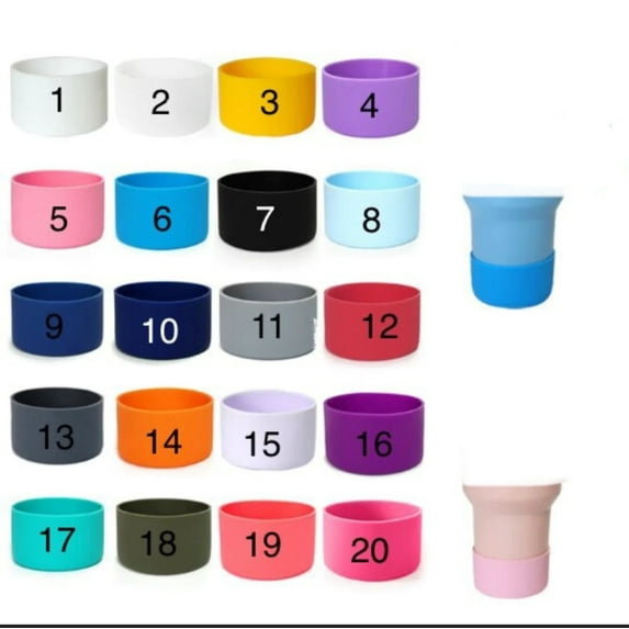 Colored Silicone rubber boot coaster Protector for 30oz  40oz style tumblers