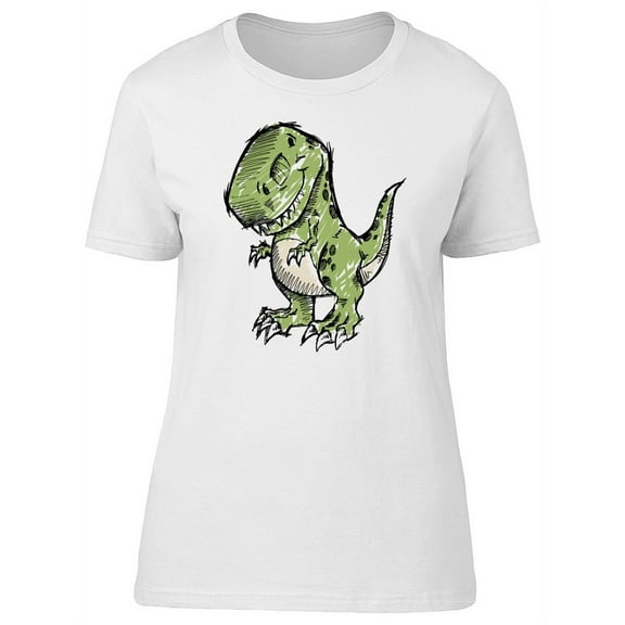 Colored Sketch Of A T Rex T-Shirt Women -Image by Shutterstock, Female XX-Large