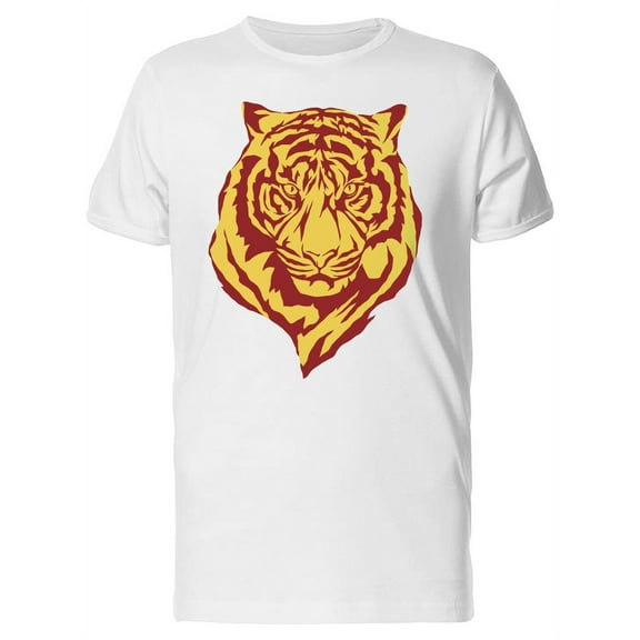 Colored Sketch Of A Tiger T-Shirt Men -Image by Shutterstock, Male x-Large