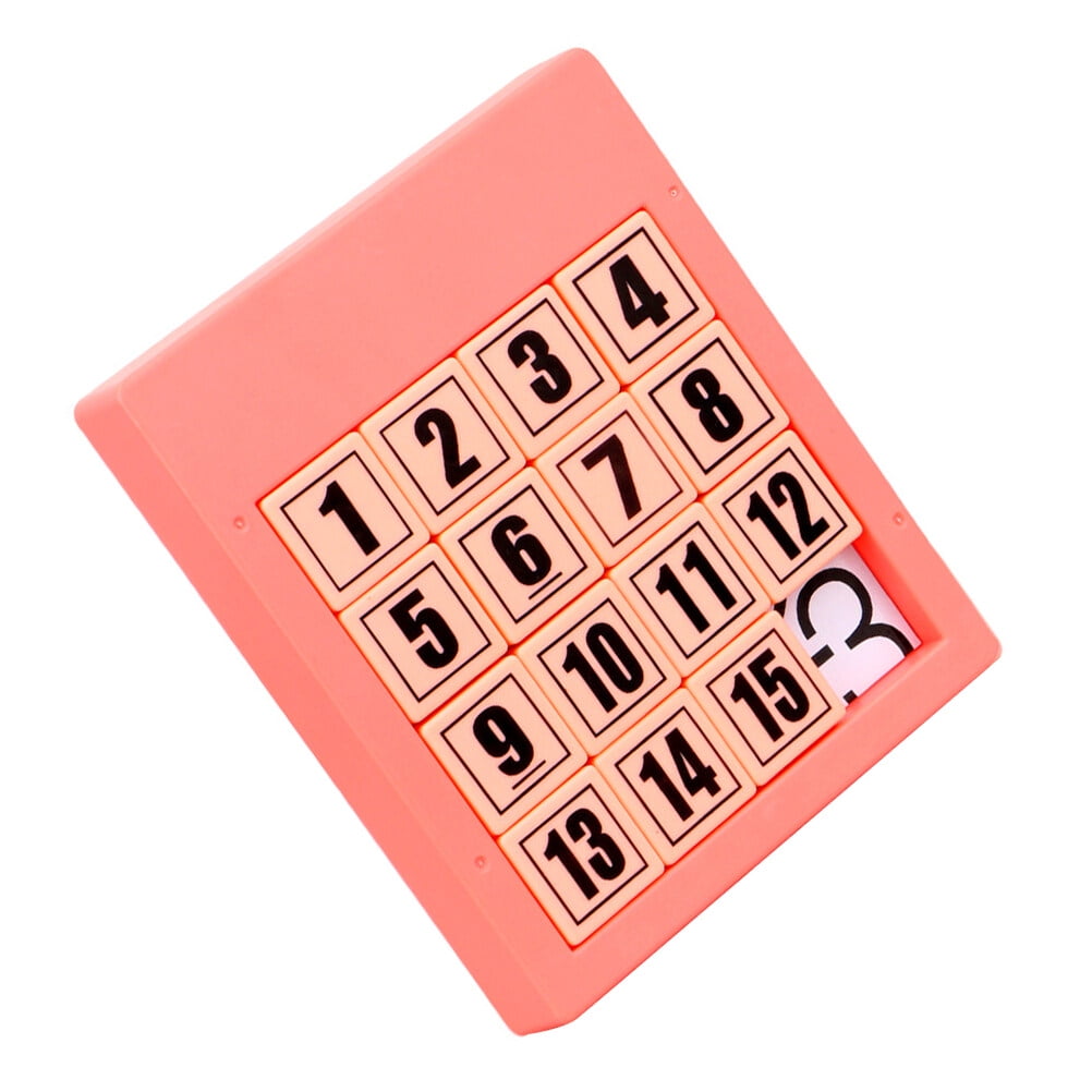 Guichaokj Colored Sliding Numbers Puzzle Toy Plastic Kids Toy Early