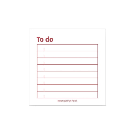 Colored Sticky Notes 50 Sheets Horizontal Notebook Tearable Notes for Student Office Reminders Messages Stationery 75x75mm