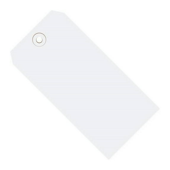 Colored Tags White 5 3/4" X 2 7/8" (1000 Per/Case)