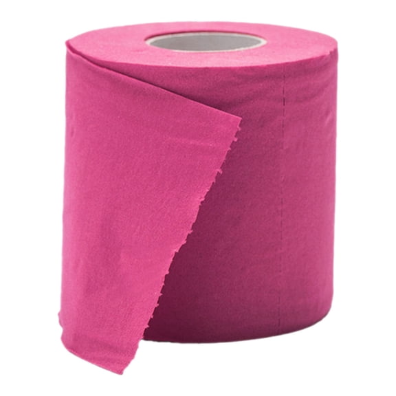 Colored Toilet Paper Multicolor Funny Novelty Toilet Paper Gift Sustainable and Soft for Home Decoration, Office, Halloween, Fall, Xmas Party, Camping, Travel, Hot Pink