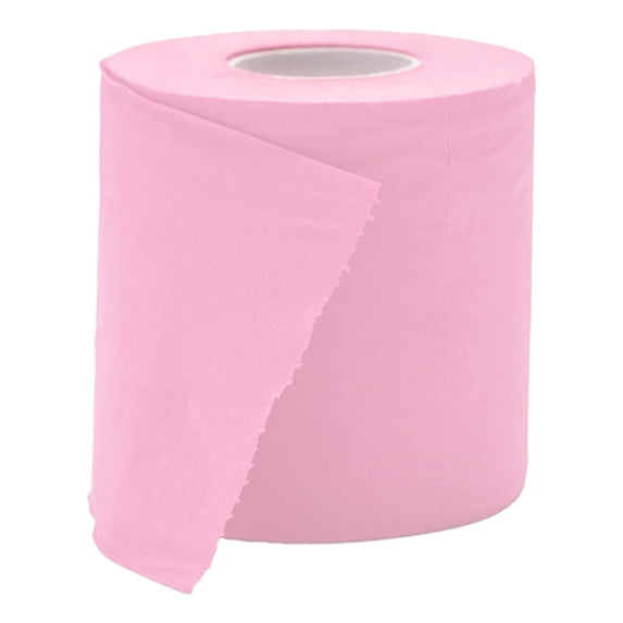 Colored Toilet Paper Multicolor Funny Novelty Toilet Paper Gift Sustainable and Soft for Home Decoration, Office, Halloween, Fall, Xmas Party, Camping, Travel, Pink