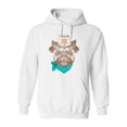 thumbnail image 1 of Colored Western Pug. Hoodie Women -Image by Shutterstock, Female Medium, 1 of 4