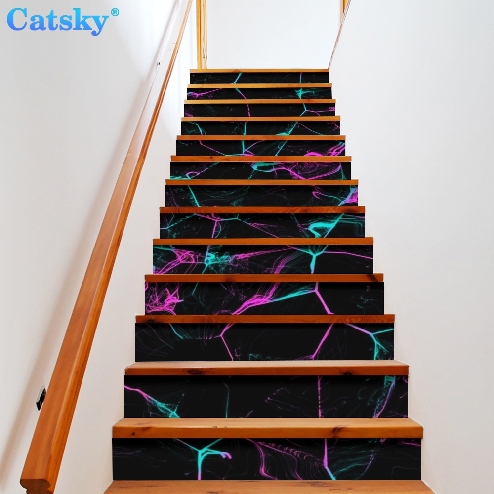Colored marble sticker decal decoration home bookstore wallpaper ...