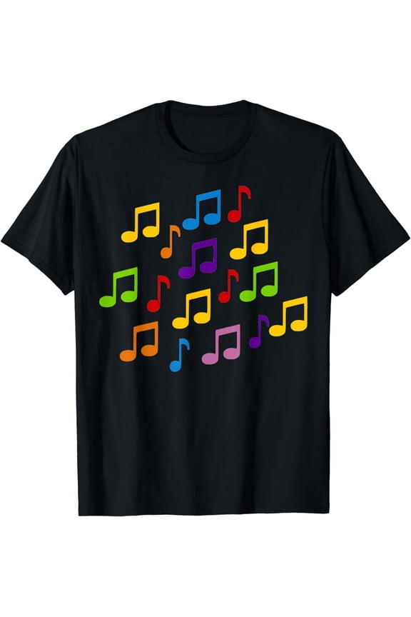 Colored music notes T-Shirt