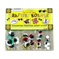 thumbnail image 1 of Colored wiggly craft eyes - Pack of 25, 1 of 1