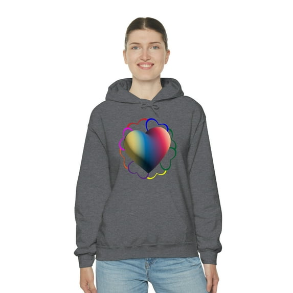 Coloreful Hearts Heavy Sweatshirt
