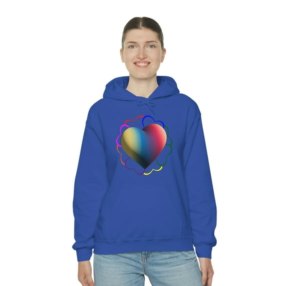 Coloreful Hearts Heavy Sweatshirt