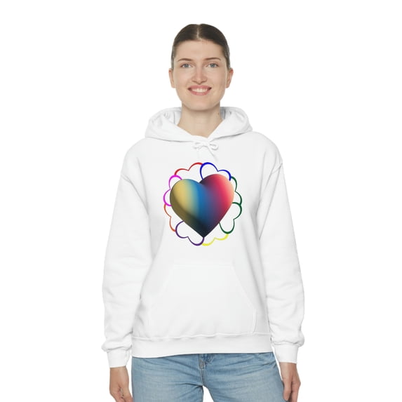 Coloreful Hearts Heavy Sweatshirt