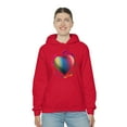 thumbnail image 1 of Coloreful Hearts Heavy Sweatshirt, 1 of 9
