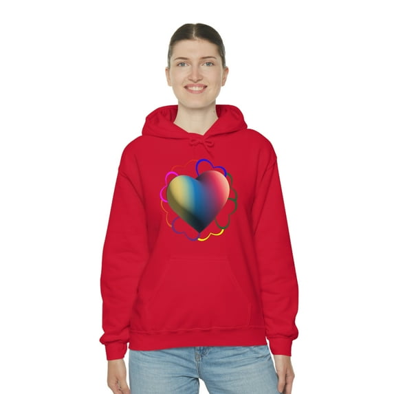 Coloreful Hearts Heavy Sweatshirt