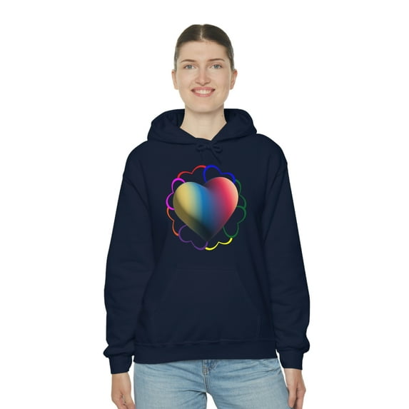 Coloreful Hearts Heavy Sweatshirt