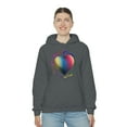 thumbnail image 1 of Coloreful Hearts Heavy Sweatshirt, 1 of 9
