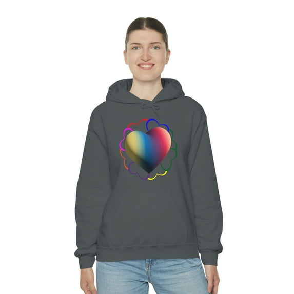 Coloreful Hearts Heavy Sweatshirt