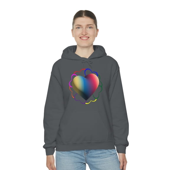 Coloreful Hearts Heavy Sweatshirt