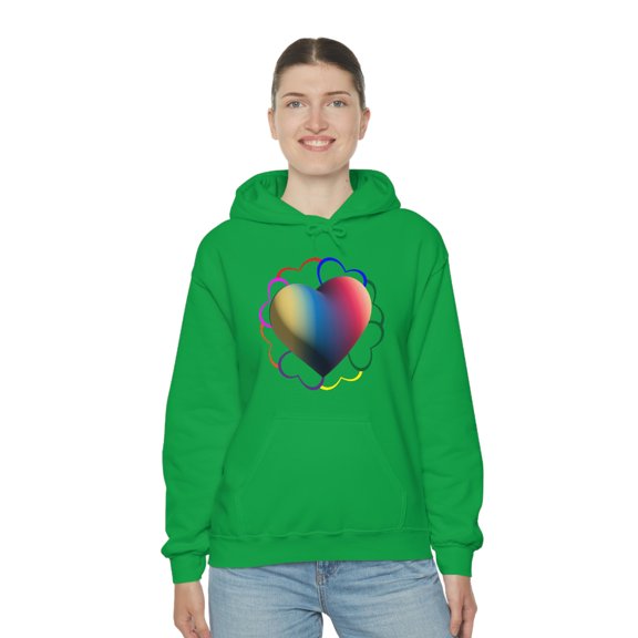 Coloreful Hearts Heavy Sweatshirt