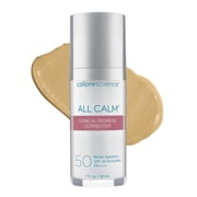 Colorescience All Calm Clinical Redness Corrector SPF 50, Broad Spectrum Facial Sunscreen, Soothes Sensitive Skin, 1 fl oz