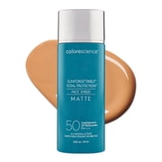 واقي الوجه Colorescience Sunforgettable Total Protection Face Shield SPF 50 - غير لامع، 1.8 أونصة