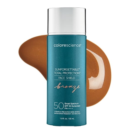 Colorescience Sunforgettable Total Protection Face Shield SPF 50 - Bronze, 1.8 oz