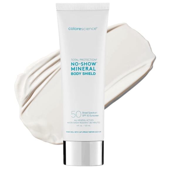 Colorescience Total Protection No-Show Body Shield SPF 50, 4.0 fl oz