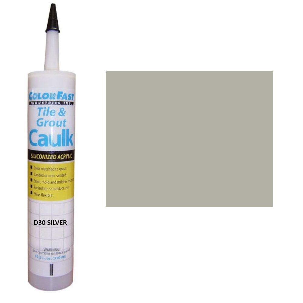 Colorfast Latex Colored Caulk SGM Caulk Color Line *Delorean Gray