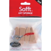 Colorfin Sofft Tools, Art Sponges, Assorted Shapes 4/Pkg.