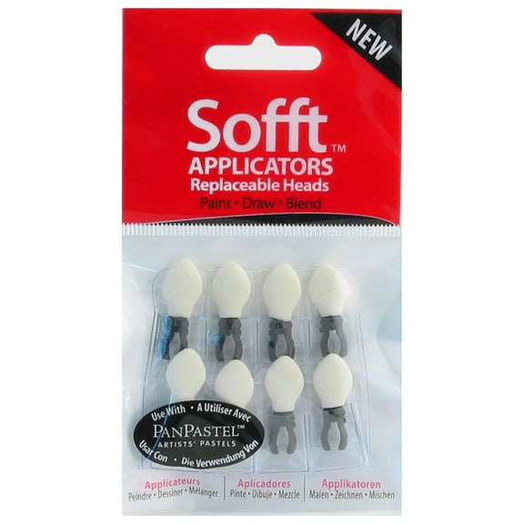Colorfin Sofft Tools, Replaceable Heads 8/Pkg.
