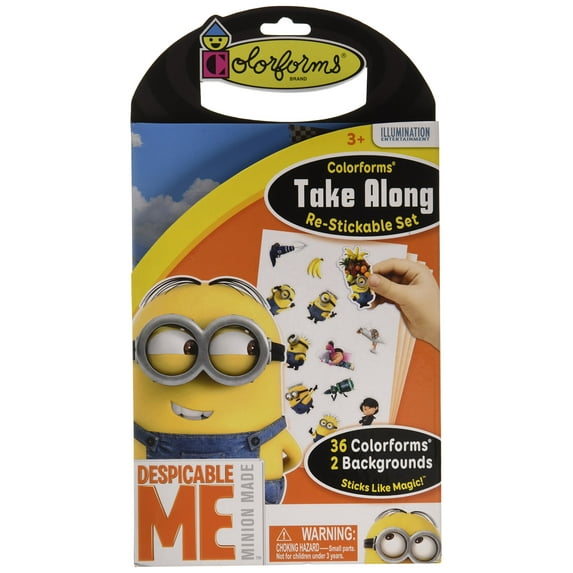 Colorforms Brand Despicable Me Take Along Restickable Set