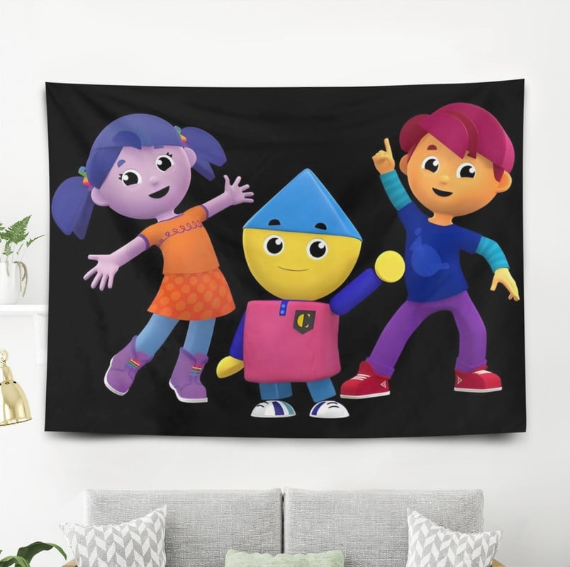 Colorforms City of Charlie pattern wall hanging 50*60 inches high ...