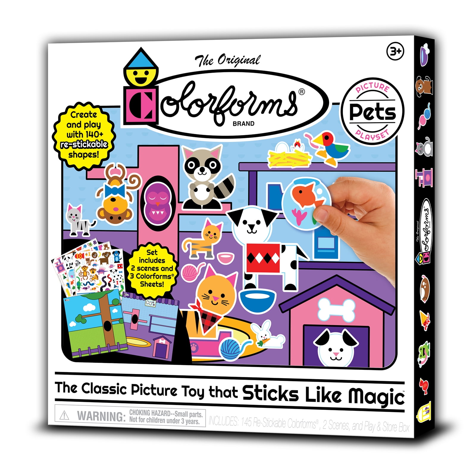 Colorforms Pets Picture Playset - Fun Activities for Toddlers and Kids ...