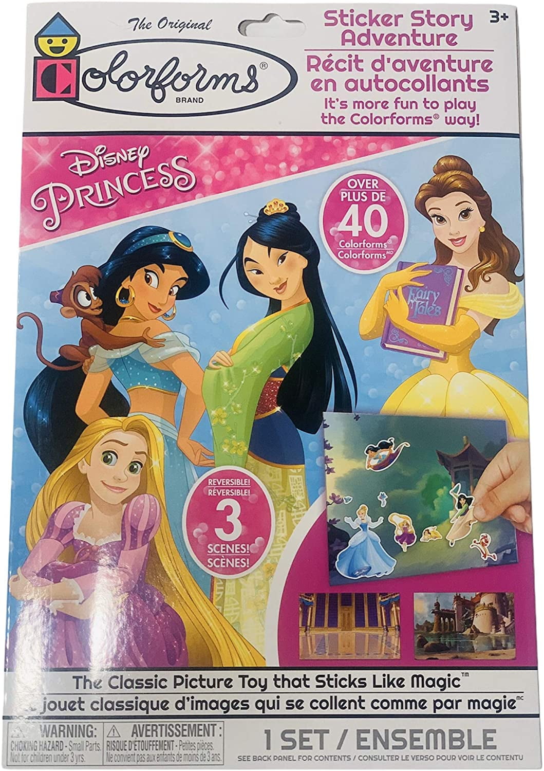 Colorforms Disney Princess Story Adventure: Reusable Sticker Activity ...