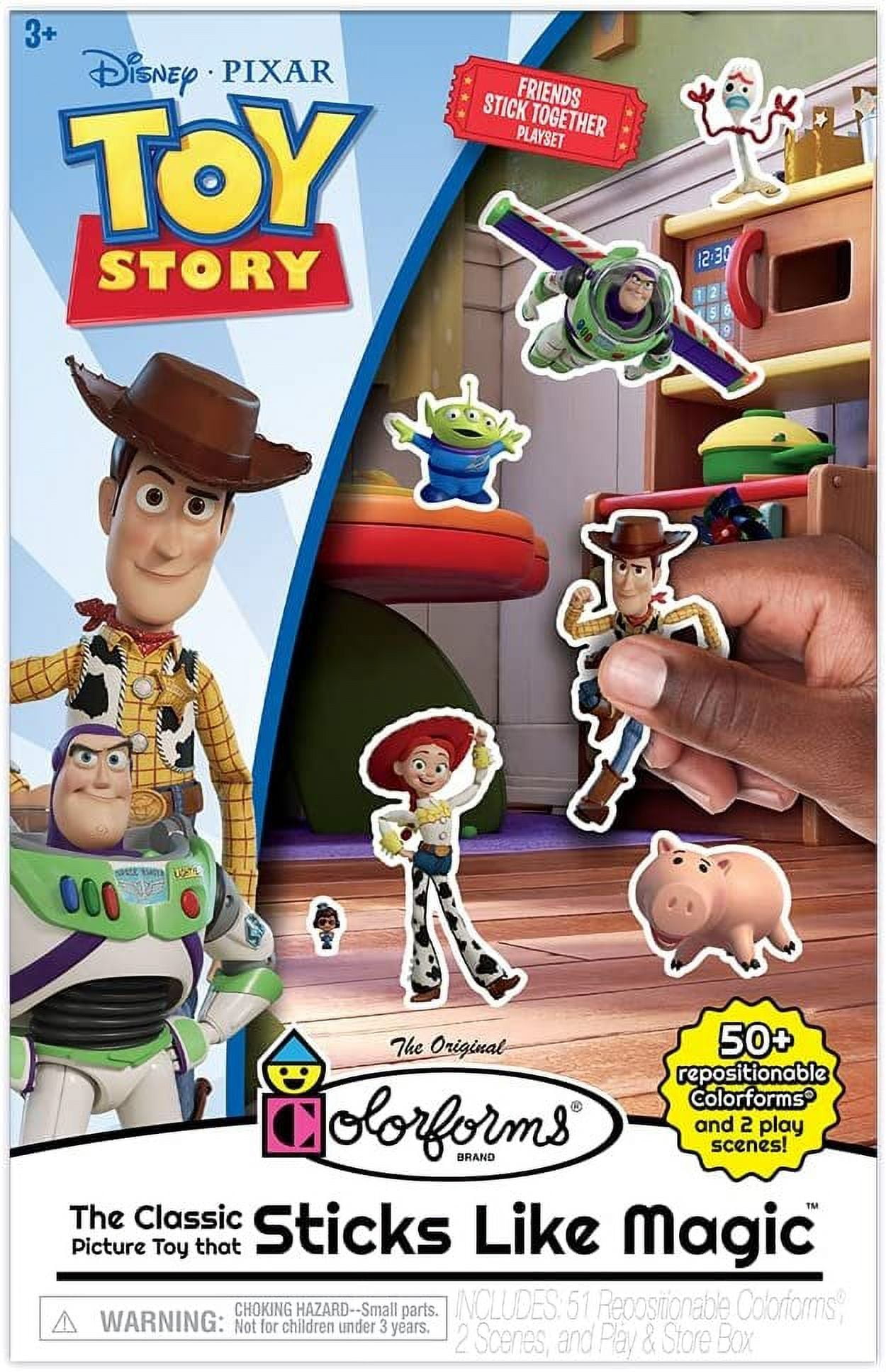 Colorforms Toy Story Stick and Play Stickers Set