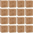 thumbnail image 1 of Colorful 16 PCS Corrugated Cardboard Box 2.76x2.76x2.76 Inch Square Kraft Folding Box with Lid Jewelry Mini Cardboard Box for Gift Packing Shipping and Storage, 1 of 6