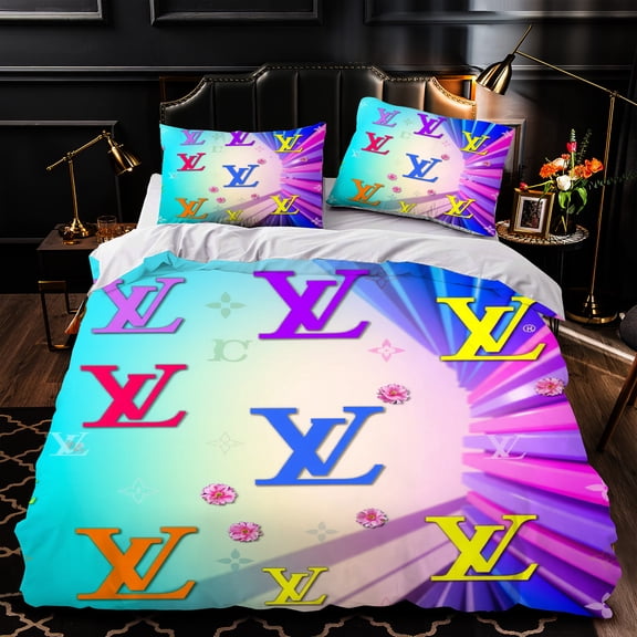 Colorful 3-Piece Duvet Cover Set - Stylish Modern Design for Chic Bedrooms - Includes Matching Pillow