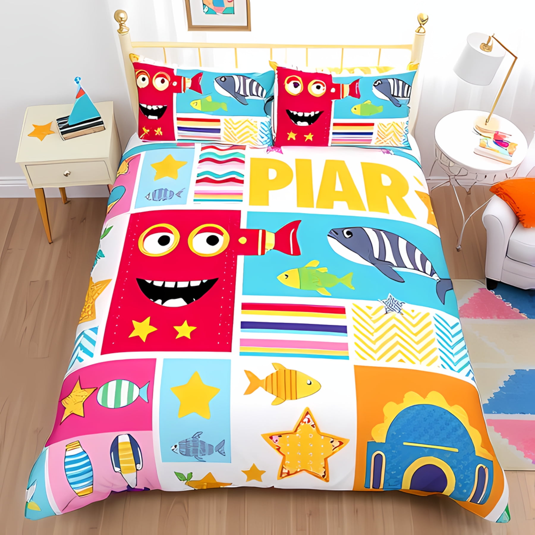 colorful-3-piece-duvet-cover-set-with-playful-sea-creatures-design