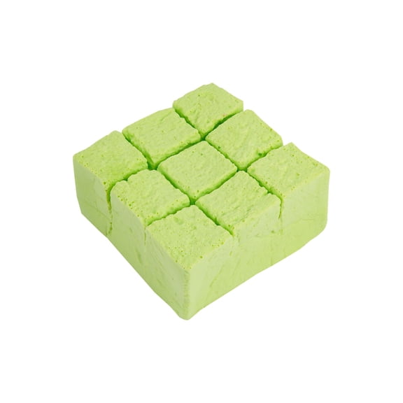 Colorful 9 Grid Soft Stretchy Tofu Hand Ball, Realistic Squishy Decompression Ball For Adults, Anxiety Relief Relaxation Putty For Home Office, Green