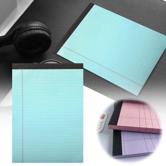 Colorful A4 Notebook with Tear Off Pages for Drafting Note Taking and Sketching - Versatile Writing Journal Ideal for Students Artists and