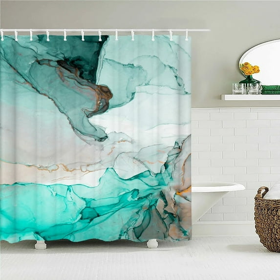 Colorful Abstract 3d Printed Fabric Shower Curtains Home Decor Multi-size Waterproof Bathtub Curtains for Bathroom With