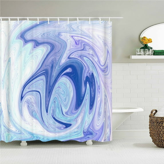 Colorful Abstract 3d Printed Fabric Shower Curtains Home Decor Multi-size Waterproof Bathtub Curtains for Bathroom With