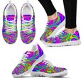 thumbnail image 1 of Colorful Abstract Art Comfortable Luxury Sneakers Women's Summer Outdoor Sports Shoes Walking Shoes, 1 of 9