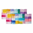 thumbnail image 1 of Colorful Abstract Art Curtain Valances for Windows, Kitchen Valance Window Treatments Panel 2 Pack, Geometric Modern Oil Painting Rod Pocket Short Curtains for Bathroom Bedroom 42 x 18 Inch, 1 of 8