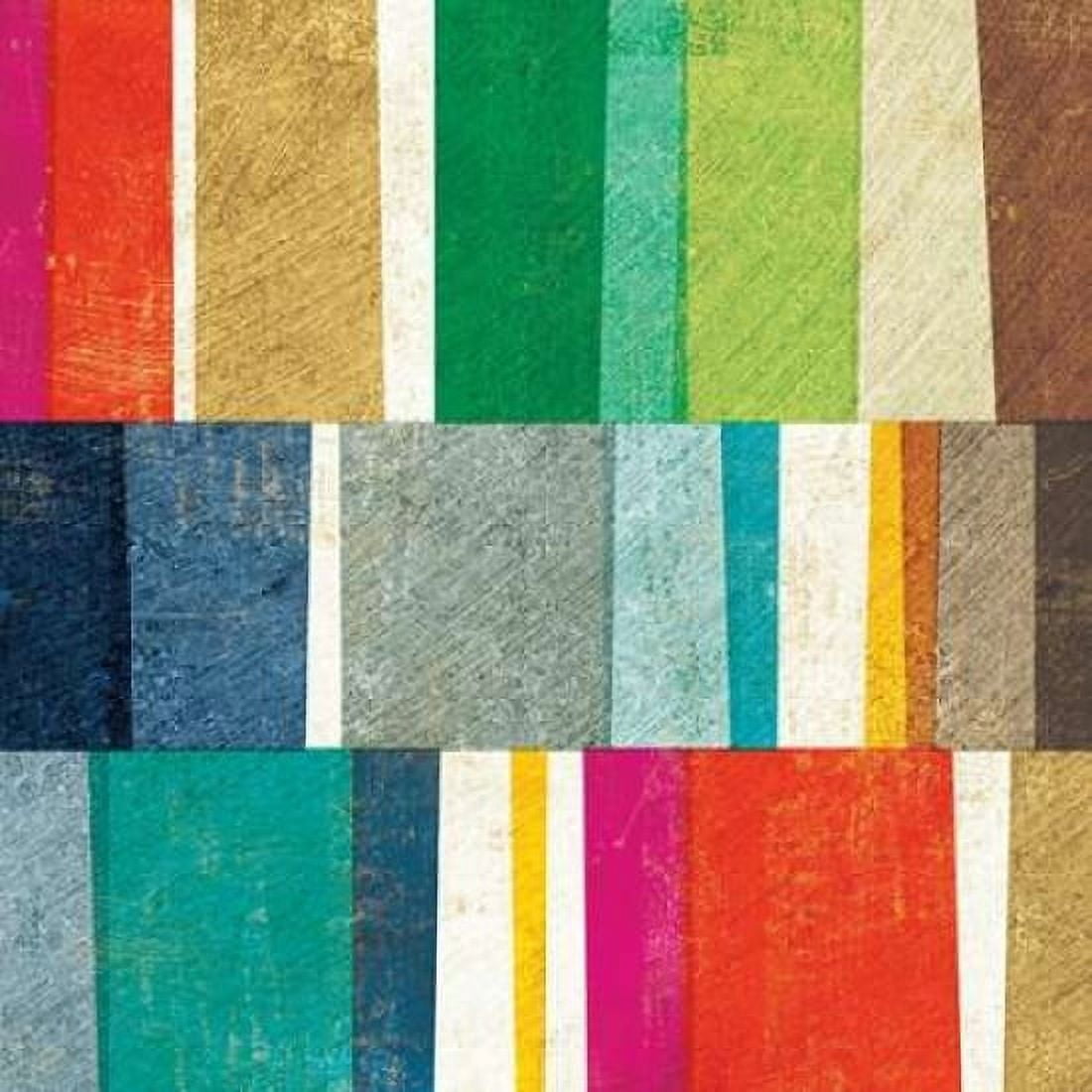 Colorful Abstract Canvas Art - Michael Mullan (24 x 24)