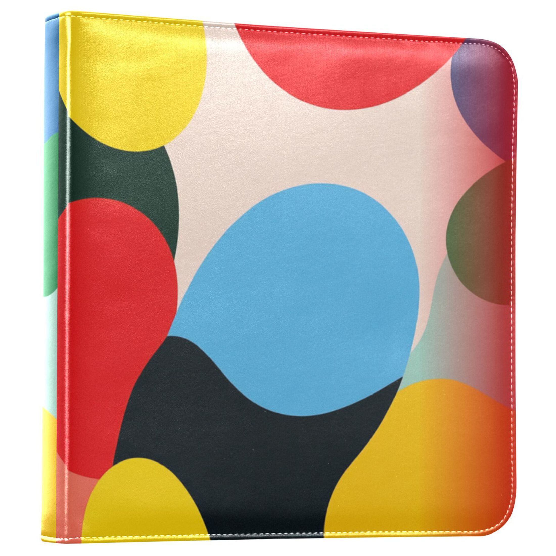 Colorful Abstract Design Large Photo Album Self Adhesive 20 Blank Pages ...