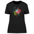 thumbnail image 1 of Colorful Abstract Flamingo T-Shirt Women -Image by Shutterstock, Female x-Large, 1 of 2
