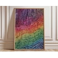 thumbnail image 1 of Colorful Abstract Rainbow Modern Boho Wall Art Print, Unframed Paper Poster 8x10in, 1 of 4