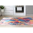 thumbnail image 1 of Colorful Abstract Rug, Hallway Rugs, Modern Rug Dining Room Rugs, Stair Rug, Colorful Rugs, Modern Rug, Salon Rugs, Living Room Rug, 2.6'x4' - 80x120 cm, 1 of 7