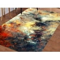 thumbnail image 1 of Colorful Abstract Rugs, Colorful Rugs, Modern Rugs, Bedroom Rug, Small Rug, Runner Rug, Anti-Slip Carpet,Kitchen Rug, Bedroom Rug, Soft Rug, 2'x3' - 60x90 cm, 1 of 8